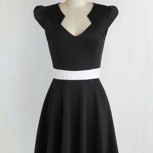 ModCloth Black A-line dress